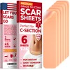 MYHELP Medical Grade Silicone Scar Sheets - 6pk (7”x1.6”) -