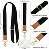 Piefly Phone Lanyard Crossbody Wrist Strap, Black Cell Phone Lanyards