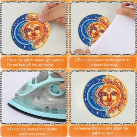 Iron on Patches Iron-On Patches for Sports Teams - Decorative Letters for Clothing & Accessories, Ideal for Shirts, Jackets, Hats, Jeans, Shoes, Bags - Durable, Easy Apply - 3 Pack (NY 2.25" x 2")