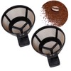 Reusable Single Serve Brew Coffee Basket Scoop,Gold Coffee Filters Replacement