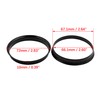 sourcing map 4 x Centring Rings 67.1 mm to 66.1