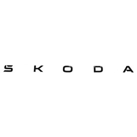 Skoda 658853687G041 Lettering Tailgate Emblem Letters Sticker Logo, Black