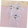 Healeved 36 Pcs Mini Bag Mini Candy Bags Flower Gauze