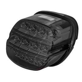Eagle Lights Rear Layback LED Taillamp Replacement for Harley Davidson - Smoked Lens