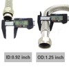TT FLEX Stainless Steel Corrugated Water Heater Connector Flexible for