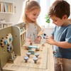 Kids Tool Set,Wooden Tools Bench with Apron Toddler Toy Workbench