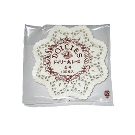 イービーエム(EBM) ドイリー レースペーパー 丸型(500枚入)4号