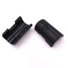rflaueo 60 pcs 1in Black Plastic Wire Shelf Clips –