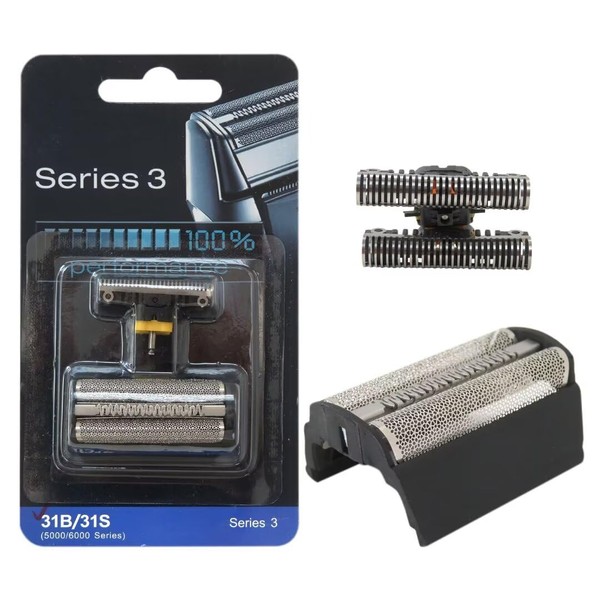 lingsee 31B Replacement Shaver Foil Head + Cutter Fit for