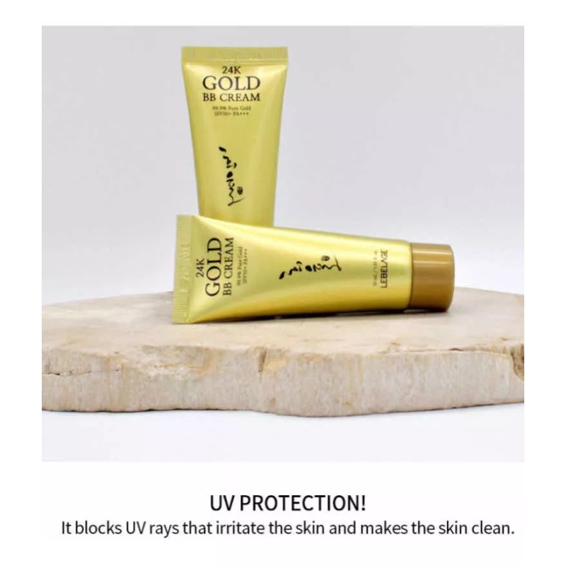 Bidameun Crema Base De Maquillaje Coreana_ Bb Cream_ Oro 24k