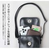 Gravela GL-024 BK Shoulder Bag, Cow Floor Leather, Mini Shoulder