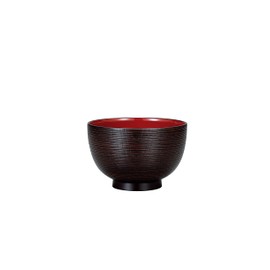 Tatsumiya 551242 Wood Grain Soup Bowl (11.8 fl oz (350 ml), Akebono "ONE'S ~ Bowl'S~" Made in Japan Brown
