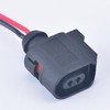 DECKBU 2 Pin ABS Speed Sensor Harness Plug Connector for