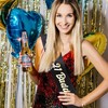 FASOTY 21st Birthday Baddie Sash - I'm 21 Baddie! Gold
