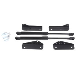 Aotumcer Hood Struts Compatible with 2016 and up Mazda MX-5, Front Bonnet Hood Modify Carbon Fiber Gas Charged Shock Dampers Spring Struts Bar (2 PCS) (Black)