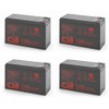 Quantity 4 CSB HR1234WF2 12 Volt/9 Amp Hour (34 Watts)