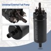 Universal External Inline High Pressure Fuel Pump 12V with Mounting