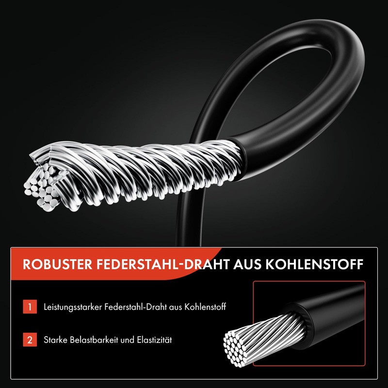 Frankberg Handbrake Cable Rear Left Compatible with Coupe GK 1.6L-2.7L