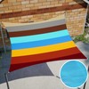 Royal Shade 6' x 8' Rainbow Rectangle Waterproof Sun Shade