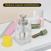 6oz / 180ml Glass Dispenser, Push Down Acetone Pump