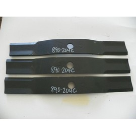 Set of 3 Replacement Blades for LandPride 60" Cut Finish Mowers 890-204C,890-17C