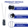 Innfeeltech Electrolytic Capacitors 4.7uF 50V Aluminium Radial Electrolytic Capacitors Pack