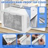 TAKTOPEAK U-shaped Window AC Cover: PVC Mesh for U Shape