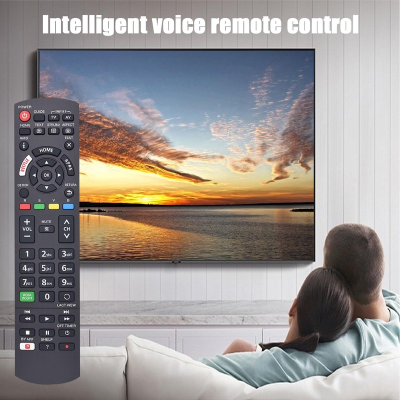 Universal Remote Control Compatible with Panasonic Plasma Viera Smart LCD