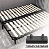 Ltsbaed Pack of 24 Slatted Frame Brackets, Black, Slatted Frame