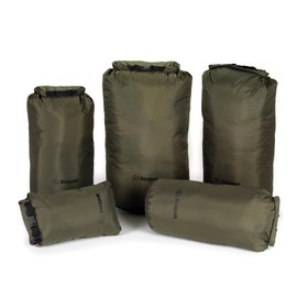 Snugpak Dri-Sak WGTE - 100% Waterproof Dry Bag with Roll-Down Closure, Non-Freeze Buckles - Dry Sack for Adventures, Hiking, Camping, Kayaking - Protects from Water, Dust, Sand - Olive - 13L