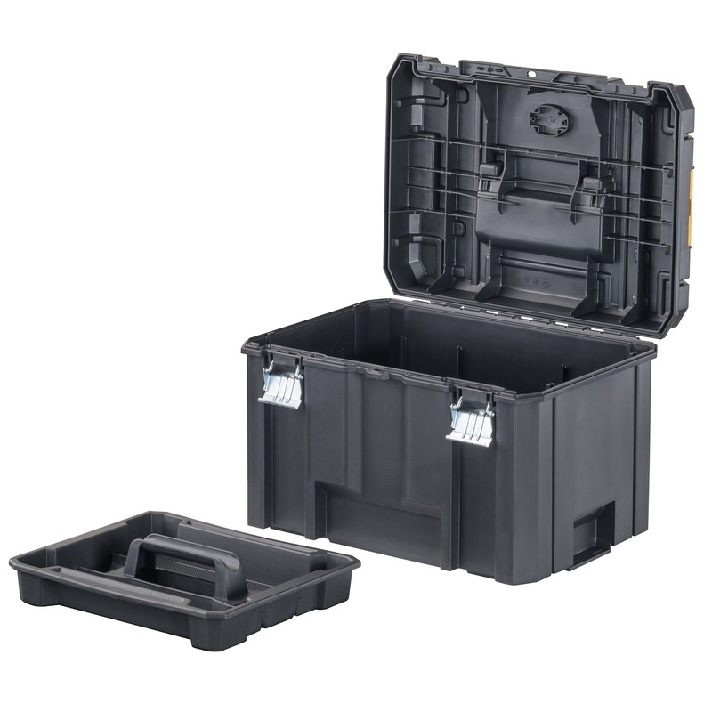 DEWALT TSTAK Tool Box, Extra Large Design, Removable Tray for