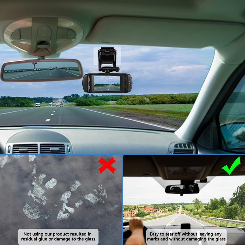 SonKu Car Windshield Stickers Applicator, Clear Window Cling Car Inspection