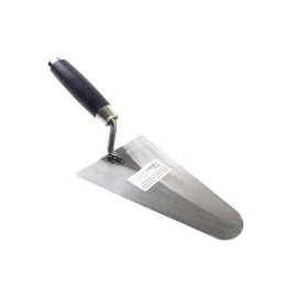 Masonry Trowel 8" Heavy Duty Steel Tool Wooden Handle Ideal for Applying and Smoothing Mortar on Construction Sites