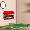 humberboat Ping Pong Paddle Storage Rack, Wall-Mount Table Tennis Paddle