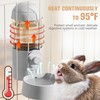 Rabbit Heated Water Bottle 500ml Bunny Hanging Water Fountain Automatic