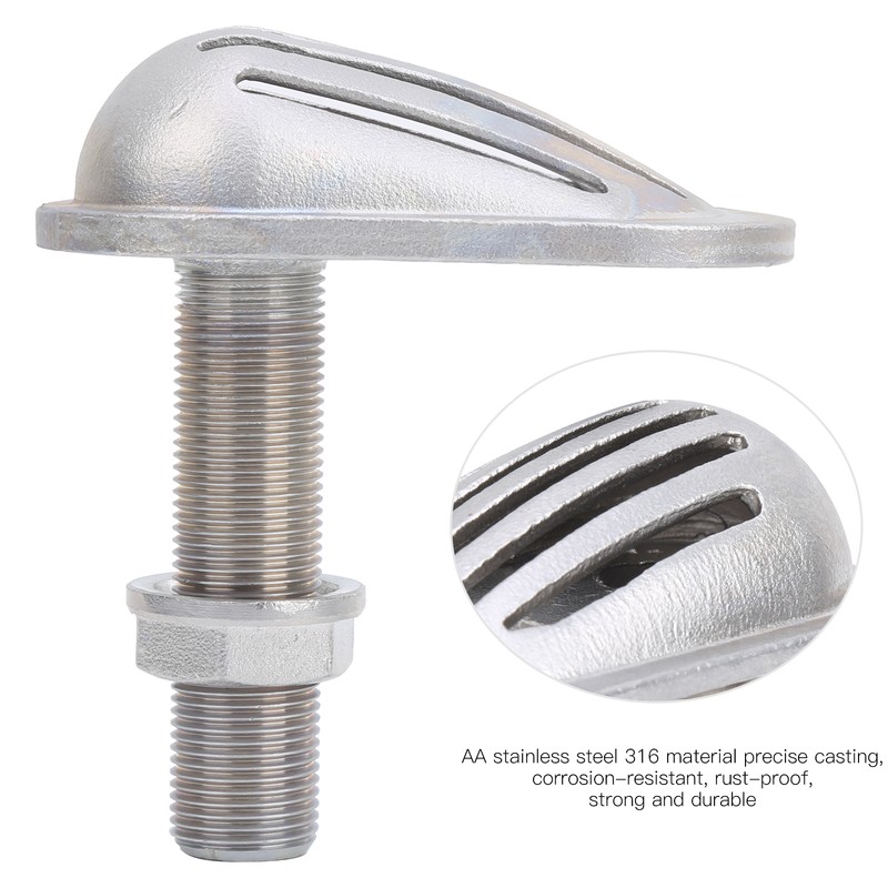 MJS023 Stainless Steel 316 Marine Boat Intake Strainer ThruHull Water