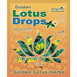 Golden Lotus Drops Original Formula. Soothing Herbal Honey Mint Lozenge (0.5 Kilo)