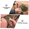 BIUDECO 1set Outdoor Camping Clothesline Strap Portable Multi-Function Drying Rope