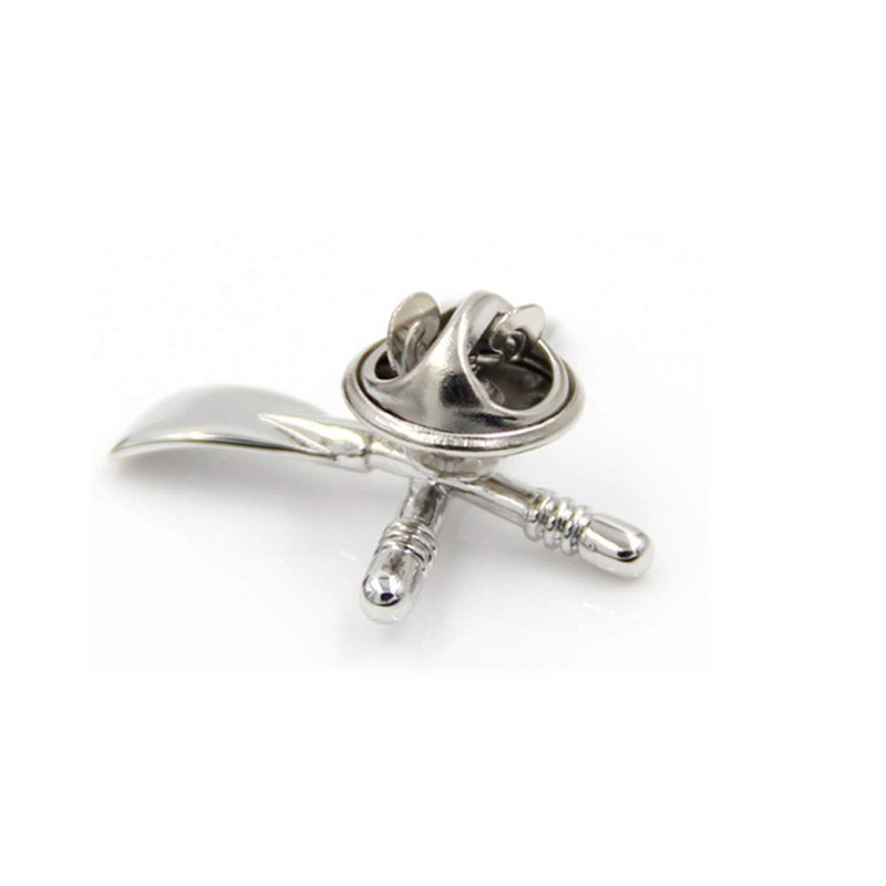 Paddles Oars Crew Rowing Brooch Lapel Pin