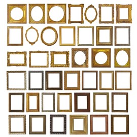 120PCS Vintage Frame Decorative Stickers with 40 Styles – Ideal for Bullet Journals, Scrapbooking, Planners, Wedding Albums, Junk Journals & Crafts