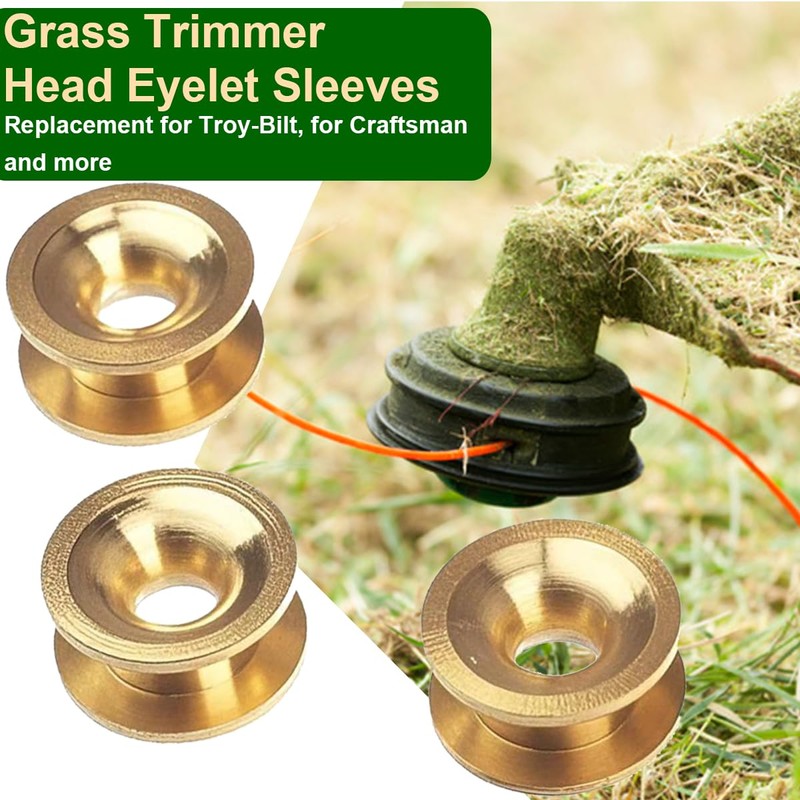 ZAMDOE Universal 10 Pack String Trimmer Grass Trimmer Head Eyelet