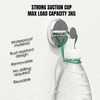 Poywaze Suction Hooks for Bathroom, Shower Hook No Drilling, Waterproof