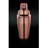 BarCraft Copper Effect Cocktail Shaker with Strainer in Gift Box,