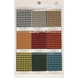 Houndstooth Automotive Retro Headliner & Upholstery Fabric 57" Wide Sold by The Yard … (Swatch Catalogue)