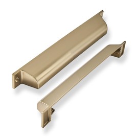 ZAUYX 10 Pack 5 Inch Center to Center Polished Chrome Cabinet Cup Pulls Drawer Pulls Kitchen Hardware Channing Cup Pulls Drawer Handles Knobs 5 inch Hole Center