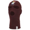Rainbow Unicorn Ski 3 Hole Mask, Burgundy