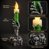 Halloween Skeleton Candle Light for Party Decor – Flameless Skull