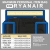 CNMTCCO Ryanair Hand Luggage 40 x 20 x 25 Travel