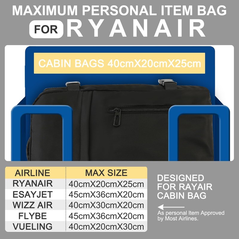 CNMTCCO Ryanair Hand Luggage 40 x 20 x 25 Travel