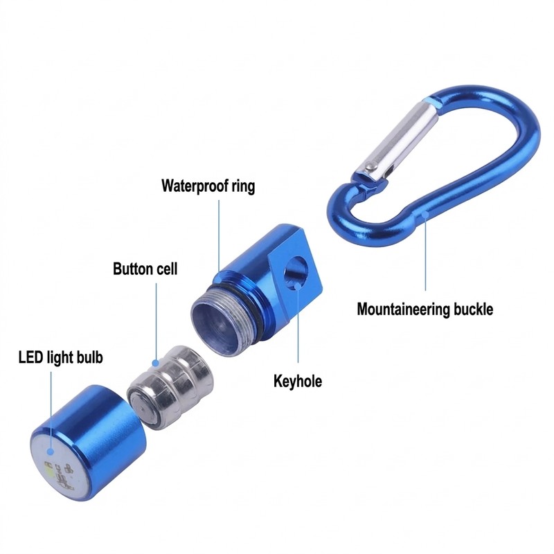 LED Light-Up Dog Tag for Nighttime Use – Glowing Flashing